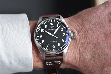 iwc pilot chronograph 43 lug to lug|iwc big pilot 82100.